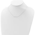 thumbnail image 4 of Sterling Silver Cz Bar Necklace (16.5 X 30) Made In Thailand qg5494-16.5, 4 of 5