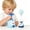 Blue, variant on 2-in-1 Air Powered Car Toy Set with Manual Pump, Dual Modes Balloon Car Launcher, Safe ABS Plastic Interactive Racing Car Toy, Educational STEM Gift for Kids Party Group Play,Yellow