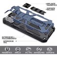 thumbnail image 4 of Funda de uso rudo Wol Mot Rugged Robot Mas Mica 9D Para Huawei Y9 Prime Azul, 4 of 6