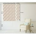 thumbnail image 5 of Ambesonne Floral Peel & Stick Wallpaper for Home, Teapots Cups Flowers Vintage, 13"x72", Dried Rose Umber Fawn, 5 of 5