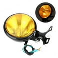 thumbnail image 1 of Head Light Universal Headlamp Motorcycle Head Light Motorcycle Accessory Vintage Retro Style Headlight Universal Motorcycle Headlamp Motorbike Modification AccessoryBlack Shell,, 1 of 8