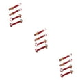thumbnail image 2 of serony 4 Pcs Housses Protectrices de Poignée de Four à Micro-Ondes de Noël Xmas Réfrigérateur Cuisine Réfrigérateur Poignée de Porte Gants No.06 3Ensemble, 2 of 6