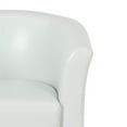 thumbnail image 5 of Pemberly Row Faux Leather Accent Chair in White, 5 of 9