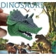 thumbnail image 2 of Partheme Novelty Toys 2 Counts Green Hand Puppets Role Play Realistic Dinosaur Finger Glove Toys green, 2 of 8