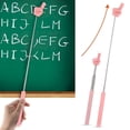thumbnail image 4 of New! Dusknt Retractable Teacher Pointers 2025 Extendable Hand Pointer for Classroom Reading Cute Pointing Finger Stick Teach for Kindergarten Student Teacher, Retractable Pointer Macaron Powder, 4 of 4