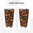 thumbnail image 3 of Goofa Autumn Hedgehog and Fox Cute for 20 oz Skinny Tumbler Stainless Steel Coffee Mug Slim Vacuum Insulated Travel Cup Car Cup-Without Straw, 3 of 8
