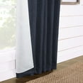 thumbnail image 2 of SureFit Home Décor Mika Pocket Rod Black Out Drapery Panel Pair, 2 of 2