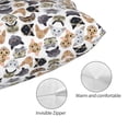 thumbnail image 3 of Lsque Cute Cats Pattern Bedding Waterproof Pillow Protector Zippered Queen – Bed Bug Proof Pillow Encasement-14"x20", 3 of 6