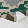 thumbnail image 5 of Manfei Retro Airplane Camo Twin Quilt Set, Old Fashion Plane Vehicle Twin Coverlet Set, Woodland Green, 2-Piece, 1 Bedspread and 1 Pillowcase, 5 of 7