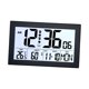 thumbnail image 3 of Reloj digital con luz nocturna para mesita de noche, ideal para sala, aprendizaje y oficina. H181H negro, 3 of 9