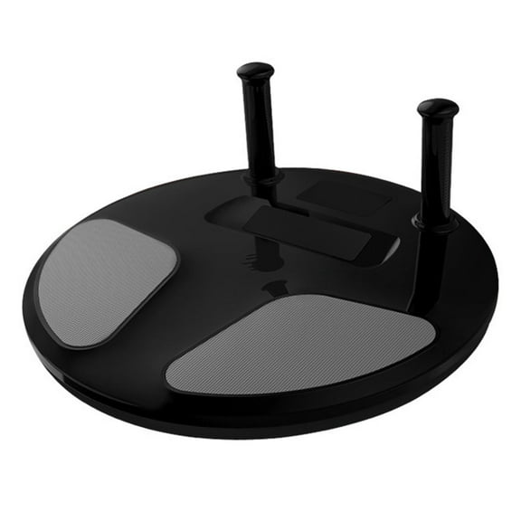 funtasica Plank Board,Fitness Equipment,Portable,Core Workout,Wobble Balance Board for Home Gym Push up Indoor Workout Abdomen Exercise black