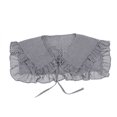 thumbnail image 1 of 1 pieza de cuello falso de camisa de algodón para mujer, cuello falso desmontable, cuello falso de encaje, 1 of 8