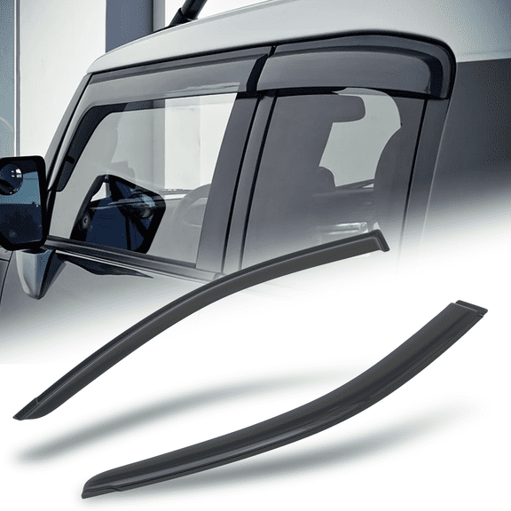 Magshion 2 Pieces Window Visor Vent Sun Wind Rain Deflector for 08-16 Dodge Grand Caravan