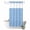 Blue, variant on No Hook Shower Curtain, Purple Shower Curtains for Bathroom with See Through Top Window, Country French Rustic Buffalo Plaid Modern Art Waterproof & Washable Bath Curtain Stand Up Stall 36"x72"