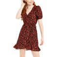 thumbnail image 1 of Lola Grace Womens Kisses Mini vestido, negro, pequeño, 1 of 1