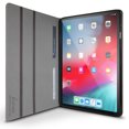 thumbnail image 3 of Black Folio Vegan Leather Form-Fit Case Cover and View Stand [with Subtle Magnetic Closure and Credit Card ID Slots] for Apple iPad Air | iPad Air-2 | iPad 9.7 2017/2018 | iPad Pro 9.7, 3 of 9