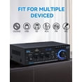 thumbnail image 3 of Receptor amplificador de audio doméstico JIAATGA AK45 600W Bluetooth 5.0, 3 of 8