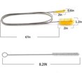 thumbnail image 2 of Cleaning Kit For Pellet Stove - 1.55 Meter Stainless Steel Extension, Maximum Curvature Of 90, 2 of 3