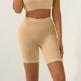 thumbnail image 2 of YDFCWXW Women's Slip Shorts, Comfortable Boyshorts Panties, Anti-chafing Spandex Shorts for Under Dress (Beige, S), 2 of 4