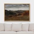 thumbnail image 2 of HFDF Canvas Prt Wall Art Country Mounta Range Filed Landscape Illustrations Fe Art Decorative Zen Multicolor Country/Farmhouse Retro for Bedroom - Natural 24x20inch Framed, 2 of 6