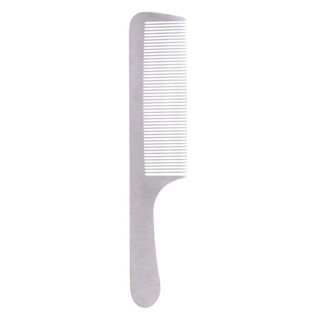 Peine de acero inoxidable antiestático Herramienta de peinado de salón profesional Ehuebsd Cuidado Belleza