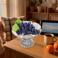thumbnail image 4 of Plastic Serving Trays,Transparent Petal Shaped Plastic Serving Platter with Base,Clear Flower Shape Fruit Pedestal Dish,Reusable Clear Pedestal Candy Dessert Tray,Decorative Fruit Pedestal Plate, 4 of 4