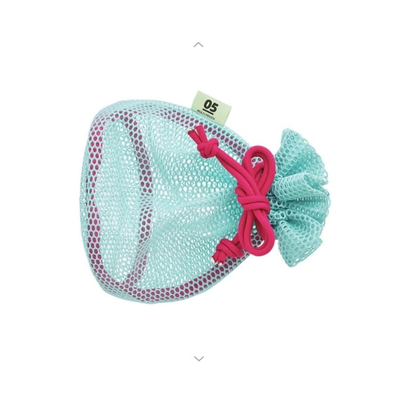 Portable Mesh Drawstring Bag Breathable Convenient Storage Pouch for Gym Travel