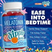 Dippin Dots Melatonin 2.5mg Sleep Gummies Sleep Support Supplement, 120 Count
