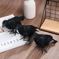 thumbnail image 3 of Simulation Black Crow Toy Party Supplies Halloween Prop Animal Model, 3 of 5