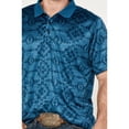 thumbnail image 3 of Rank 45 Men's 45&Reg; Southwestern Polo Teal X-Large  US, 3 of 4