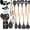 Black, variant on Umite Chef Kitchen Cooking Utensils Set, 33 pcs Non-Stick Silicone Cooking Kitchen Utensils Spatula Set with Holder, Wooden Handle Silicone Kitchen Gadgets Utensil Set (Khaki)
