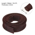 thumbnail image 2 of Uxcell Insulation Braid Sleeving, 16.4 Ft-1.26" High Temperature Sleeve, 2 of 4