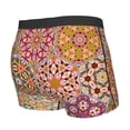 thumbnail image 3 of LAKIMCT Boxeurs Vintage à Imprimé Hexagonal pour Hommes, Ultra Doux et Absorbants, 3 of 9