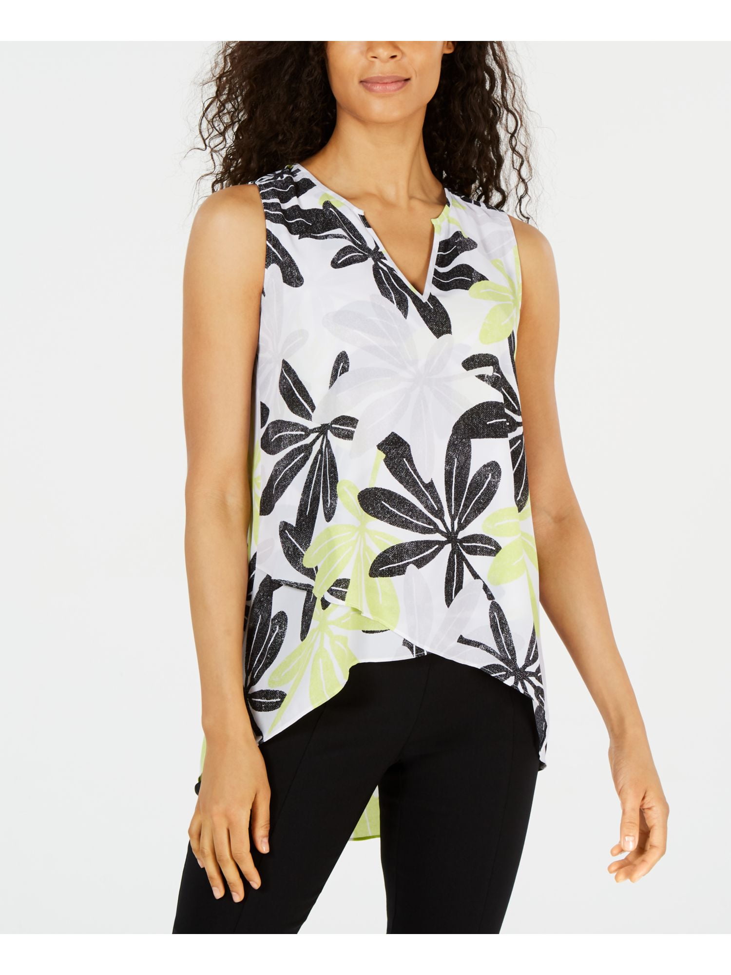 womens sleeveless tops walmart