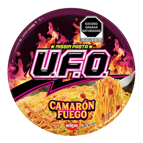 Pasta Nissin U.F.O. camarón y habanero 105 g