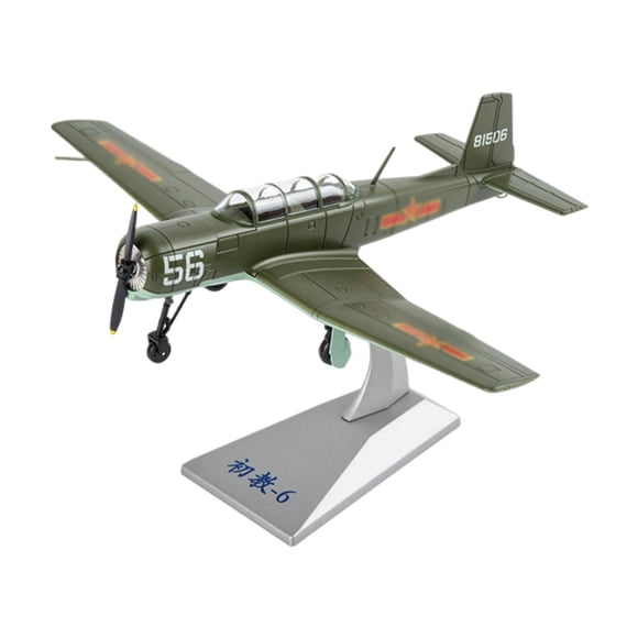 Maqueta de avión de combate a escala 1:48 para juegos de simulación y decoración de mesa con soporte de exhibición. verde