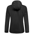 thumbnail image 7 of Little Donkey Andy Windbreaker for Women, Breathable Water Resistant Light Jacket with Hooded Black XS, 7 of 7