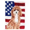 thumbnail image 1 of Carolines Treasures CK1733GF Patriotique USA Cavapoo Jardin Taille Drapeau, 1 of 3