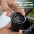 thumbnail image 4 of Matte Black Kitchen Faucet with Pull Down Sprayer and Soap Dispenser, DAYONE Single Handle High Arc Stainless Steel Kitchen Faucet Tap, with Escutcheon & 3 Functions, 4 of 8