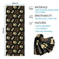 thumbnail image 2 of Happy Dog and Footprints Hot Yoga Mat Towel Non Slip for Hot Yoga - Quick-Drying Yoga Mat Cover with 4 Corner Pockets with Travel Bag - Hot Yoga Towel Non Slip 74"x26", 2 of 6