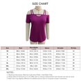 thumbnail image 3 of Blusa Con Hombro Doble Correa Color Liso Casual de Moda para Cita, 3 of 3