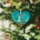 thumbnail image 1 of Corazón de cristal marino hecho a mano | Recuerdo de amistad eterna | Decoración para el hogar con cristal marino reciclado para la sala de estar, 1 of 5