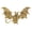B, variant on Retro Flying Bat Brooch Alloy Gothic Accessory For Clothing Bag Decoration