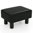 thumbnail image 1 of Gymax Modern Foot Stool w/ Storage Compact Ottoman w/Hidden Storage Space Black, 1 of 9