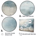 thumbnail image 3 of Designart "Blue Ocean Storm In Beige I" Abstract Shapes Wall Decor, 3 of 7