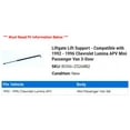 thumbnail image 2 of Liftgate Lift Support - Compatible with 1992 - 1996 Chevy Lumina APV Mini Passenger Van 3-Door 1993 1994 1995, 2 of 2