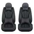 thumbnail image 5 of Tuqiang Car Seat Covers Leather Set for Mercedes-Benz for E200 2000-Present Waterproof Front and Rear Seat Protectors with Airbag Safety and Premium Stitching with Pollow and Headrest Black, 5 of 6