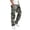 FU47_Light Green, variant on Lumtrix Men's Camo Cargo Pants Straight Leg Relaxed Fit Drawstring Work Camouflage Pants Outdoor Hiking Sweatpant with 2 Pockets Purple M