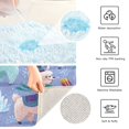 thumbnail image 4 of Rectangle Bath Rugs Plush Bathroom Carpet Mat Non Slip Bathroom Mats Cute Animals in The Snow, 4 of 5