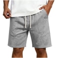 thumbnail image 2 of DailyTrove Men's Linen Blend Drawstring Casual Shorts, Breathable Summer & Beach Style, 2 of 6